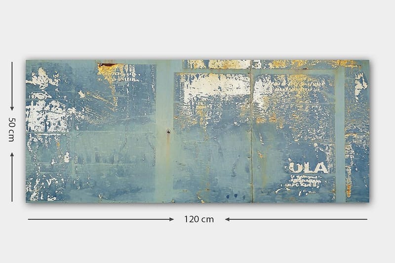 Canvastavla YTY Abstract & Fractals Flerfärgad - 120x50 cm - Inredning - Tavlor & posters - Canvastavla