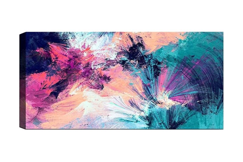 Canvastavla YTY Abstract & Fractals Flerfärgad - 120x50 cm - Inredning - Tavlor & posters - Canvastavla