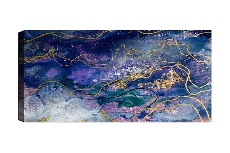 Canvastavla YTY Abstract & Fractals Flerfärgad - 120x50 cm - Inredning - Tavlor & posters - Canvastavla