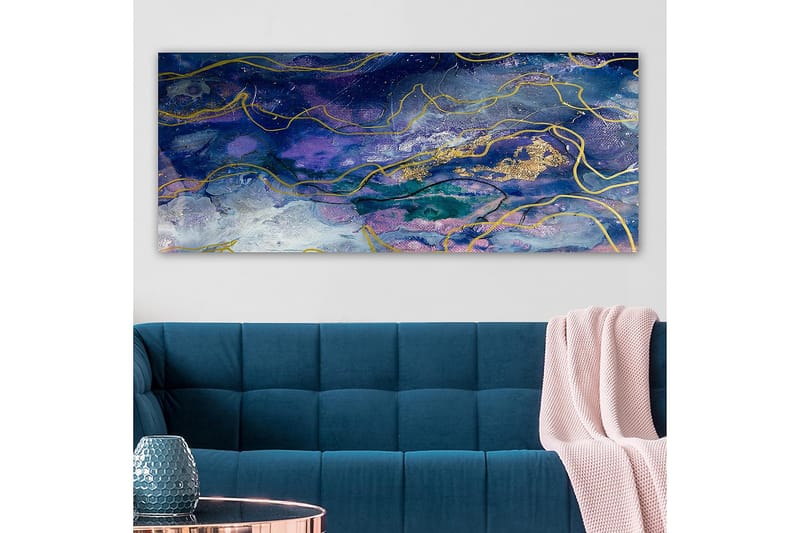 Canvastavla YTY Abstract & Fractals Flerfärgad - 120x50 cm - Inredning - Tavlor & posters - Canvastavla