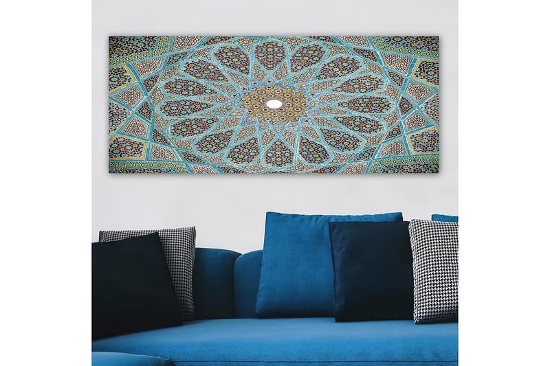 Canvastavla YTY Abstract & Fractals Flerfärgad - 120x50 cm - Inredning - Tavlor & posters - Canvastavla