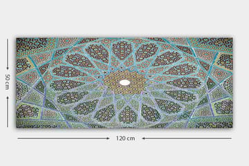 Canvastavla YTY Abstract & Fractals Flerfärgad - 120x50 cm - Inredning - Tavlor & posters - Canvastavla