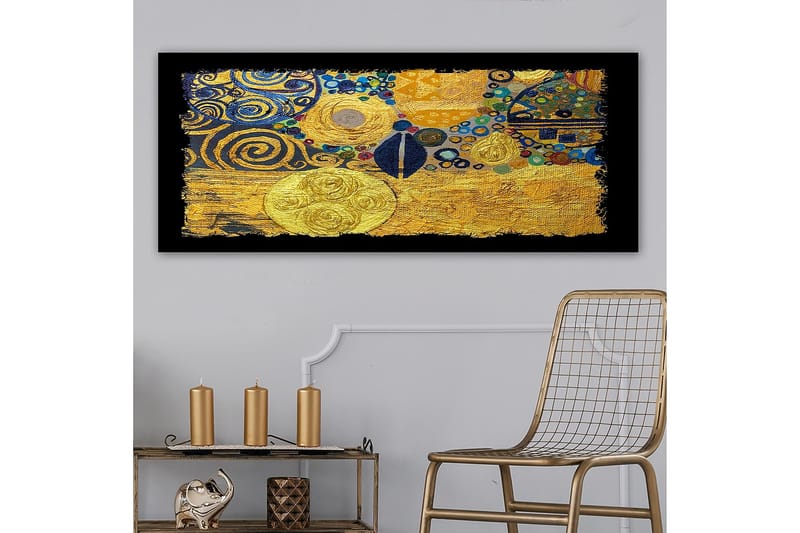 Canvastavla YTY Abstract & Fractals Flerfärgad - 120x50 cm - Inredning - Tavlor & posters - Canvastavla