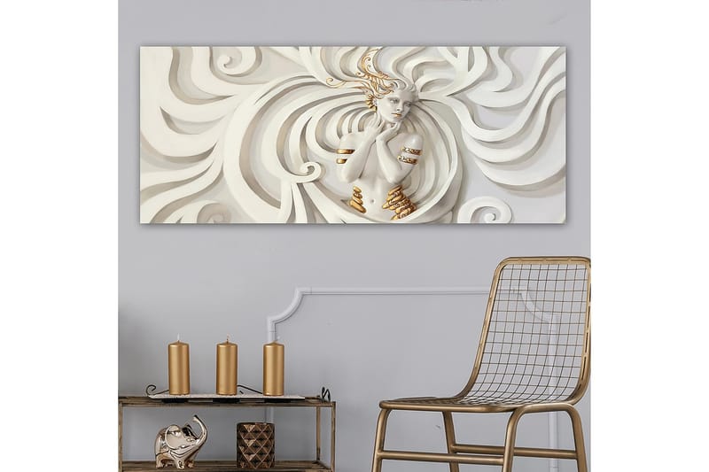 Canvastavla YTY Abstract & Fractals Flerfärgad - 120x50 cm - Inredning - Tavlor & posters - Canvastavla
