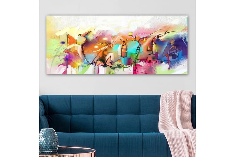 Canvastavla YTY Abstract & Fractals Flerfärgad - 120x50 cm - Inredning - Tavlor & posters - Canvastavla