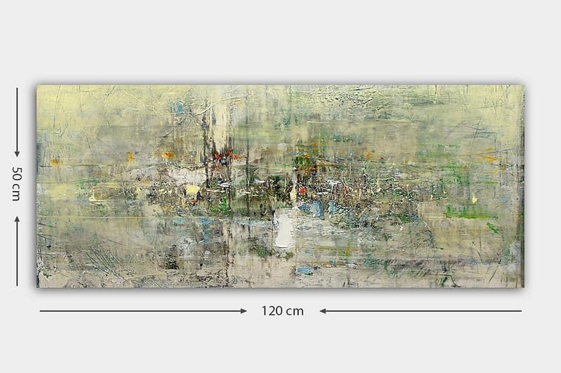 Canvastavla YTY Abstract & Fractals Flerfärgad - 120x50 cm - Inredning - Tavlor & posters - Canvastavla