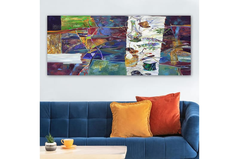 Canvastavla YTY Abstract & Fractals Flerfärgad - 120x50 cm - Inredning - Tavlor & posters - Canvastavla