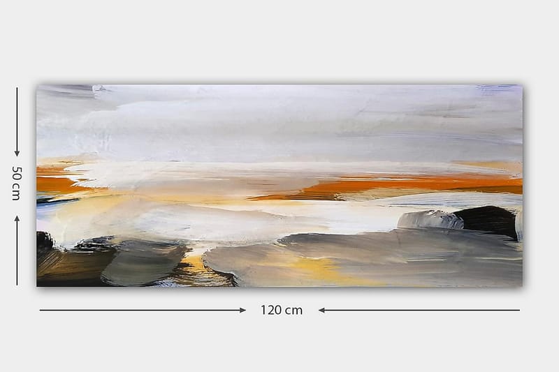 Canvastavla YTY Abstract & Fractals Flerfärgad - 120x50 cm - Inredning - Tavlor & posters - Canvastavla
