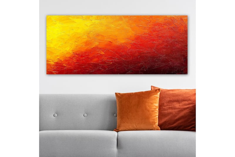 Canvastavla YTY Abstract & Fractals Flerfärgad - 120x50 cm - Inredning - Tavlor & posters - Canvastavla