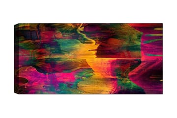 Canvastavla YTY Abstract & Fractals Flerfärgad - 120x50 cm - Inredning - Tavlor & posters - Canvastavla