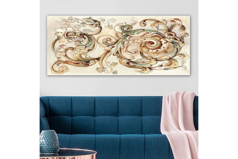 Canvastavla YTY Abstract & Fractals Flerfärgad - 120x50 cm - Inredning - Tavlor & posters - Canvastavla
