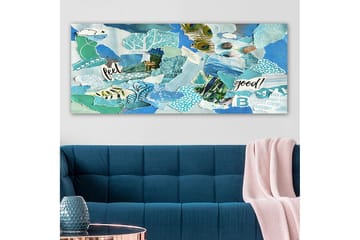 Canvastavla YTY Abstract & Fractals Flerfärgad - 120x50 cm - Inredning - Tavlor & posters - Canvastavla