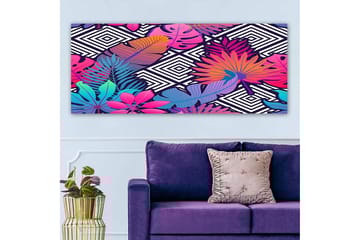 Canvastavla YTY Abstract & Fractals Flerfärgad - 120x50 cm - Inredning - Tavlor & posters - Canvastavla