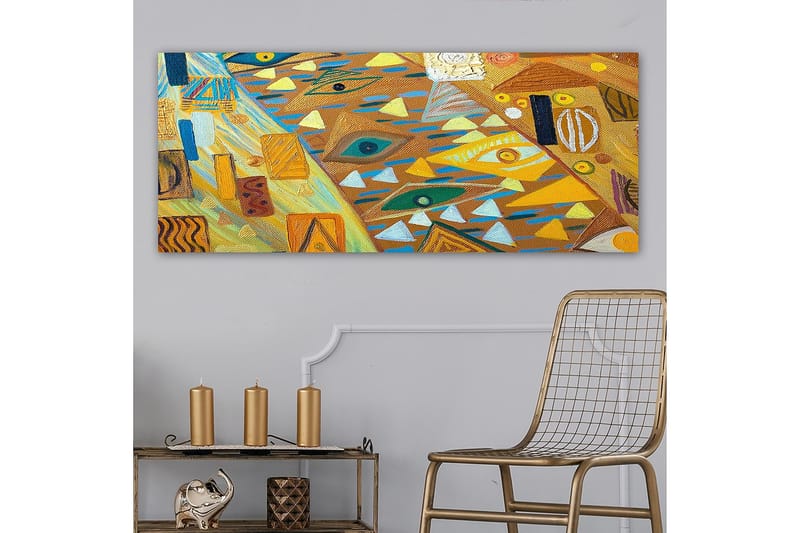 Canvastavla YTY Abstract & Fractals Flerfärgad - 120x50 cm - Inredning - Tavlor & posters - Canvastavla