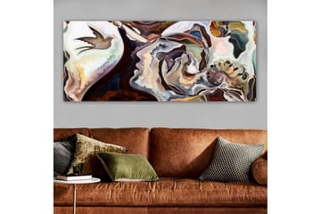 Canvastavla YTY Abstract & Fractals Flerfärgad - 120x50 cm - Inredning - Tavlor & posters - Canvastavla