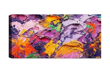 Canvastavla YTY Abstract & Fractals Flerfärgad - 120x50 cm - Inredning - Tavlor & posters - Canvastavla