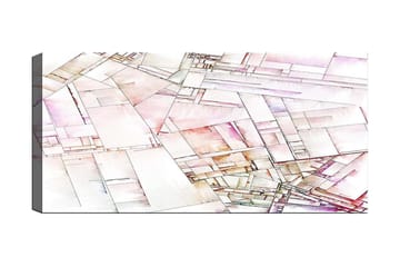 Canvastavla YTY Abstract & Fractals Flerfärgad - 120x50 cm - Inredning - Tavlor & posters - Canvastavla