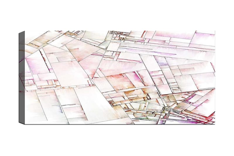 Canvastavla YTY Abstract & Fractals Flerfärgad - 120x50 cm - Inredning - Tavlor & posters - Canvastavla