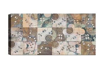 Canvastavla YTY Abstract & Fractals Flerfärgad - 120x50 cm - Inredning - Tavlor & posters - Canvastavla