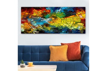 Canvastavla YTY Abstract & Fractals Flerfärgad - 120x50 cm - Inredning - Tavlor & posters - Canvastavla