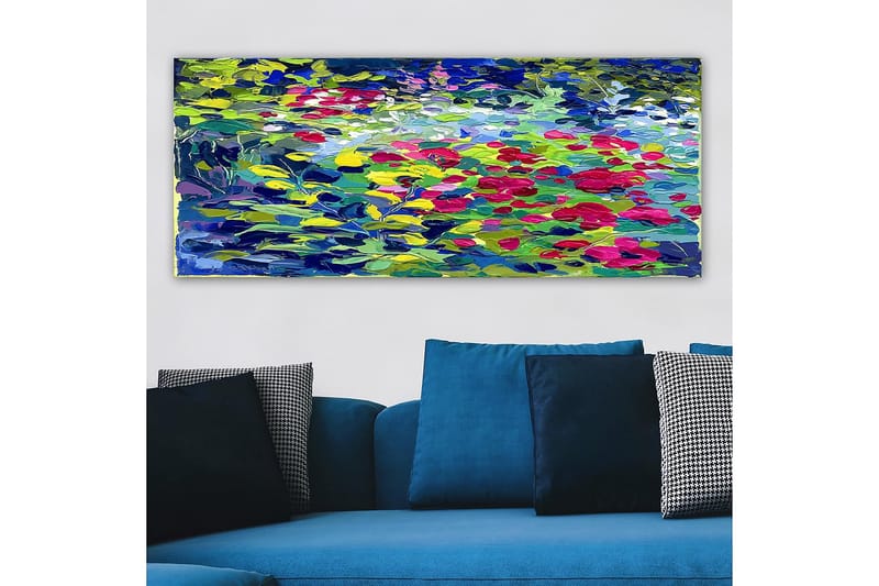 Canvastavla YTY Abstract & Fractals Flerfärgad - 120x50 cm - Inredning - Tavlor & posters - Canvastavla