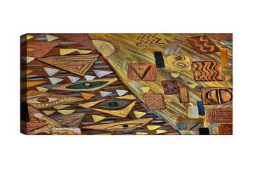 Canvastavla YTY Abstract & Fractals Flerfärgad - 120x50 cm - Inredning - Tavlor & posters - Canvastavla