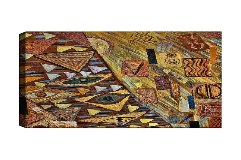 Canvastavla YTY Abstract & Fractals Flerfärgad - 120x50 cm - Inredning - Tavlor & posters - Canvastavla