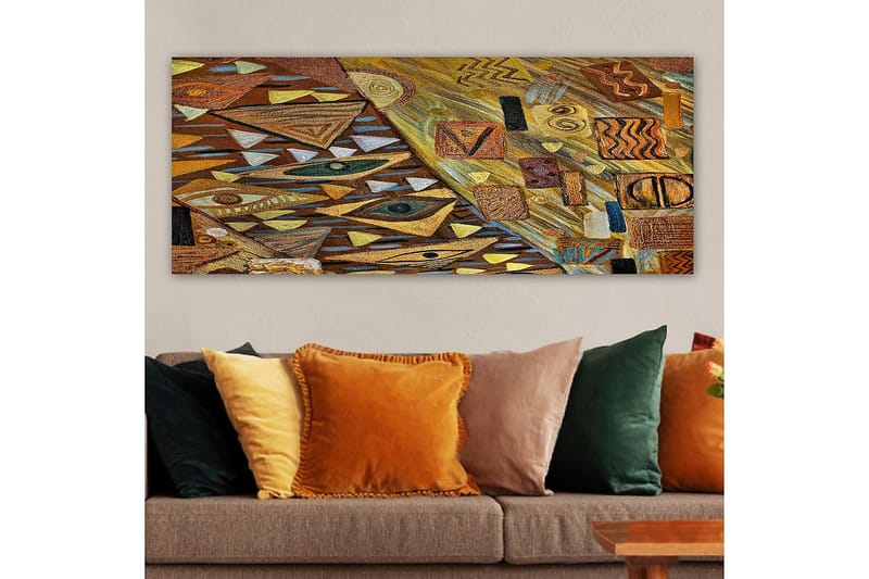 Canvastavla YTY Abstract & Fractals Flerfärgad - 120x50 cm - Inredning - Tavlor & posters - Canvastavla