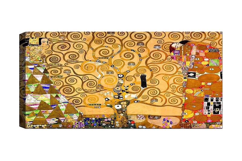 Canvastavla YTY Abstract & Fractals Flerfärgad - 120x50 cm - Inredning - Tavlor & posters - Canvastavla