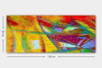 Canvastavla YTY Abstract & Fractals Flerfärgad - 120x50 cm - Inredning - Tavlor & posters - Canvastavla