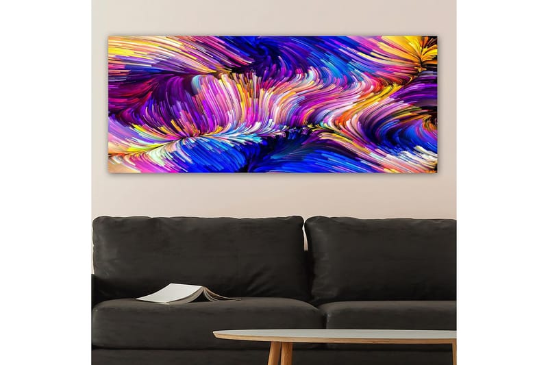 Canvastavla YTY Abstract & Fractals Flerfärgad - 120x50 cm - Inredning - Tavlor & posters - Canvastavla