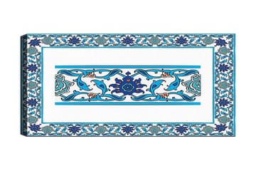 Canvastavla YTY Abstract & Fractals Flerfärgad - 120x50 cm - Inredning - Tavlor & posters - Canvastavla