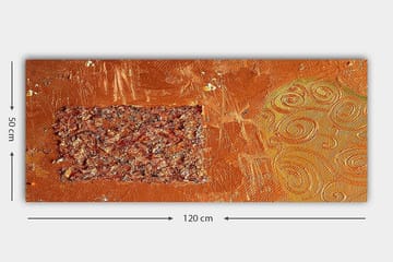 Canvastavla YTY Abstract & Fractals Flerfärgad - 120x50 cm - Inredning - Tavlor & posters - Canvastavla