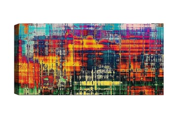 Canvastavla YTY Abstract & Fractals Flerfärgad - 120x50 cm - Inredning - Tavlor & posters - Canvastavla