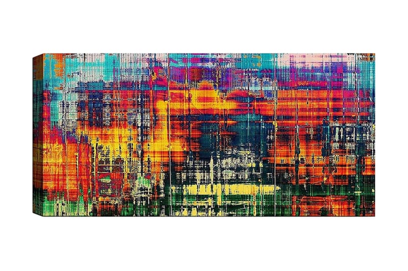 Canvastavla YTY Abstract & Fractals Flerfärgad - 120x50 cm - Inredning - Tavlor & posters - Canvastavla