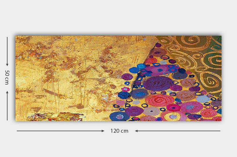 Canvastavla YTY Abstract & Fractals Flerfärgad - 120x50 cm - Inredning - Tavlor & posters - Canvastavla
