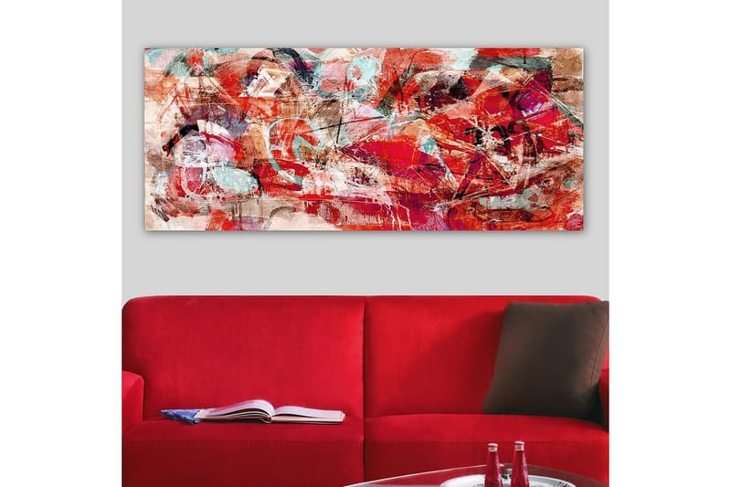 Canvastavla YTY Abstract & Fractals Flerfärgad - 120x50 cm - Inredning - Tavlor & posters - Canvastavla