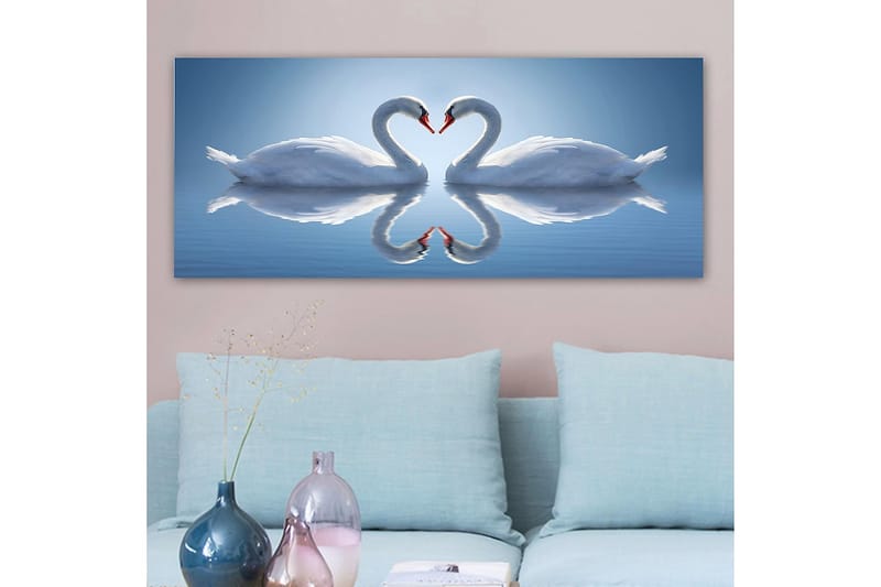 Canvastavla YTY Abstract & Fractals Flerfärgad - 120x50 cm - Inredning - Tavlor & posters - Canvastavla
