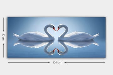 Canvastavla YTY Abstract & Fractals Flerfärgad - 120x50 cm - Inredning - Tavlor & posters - Canvastavla