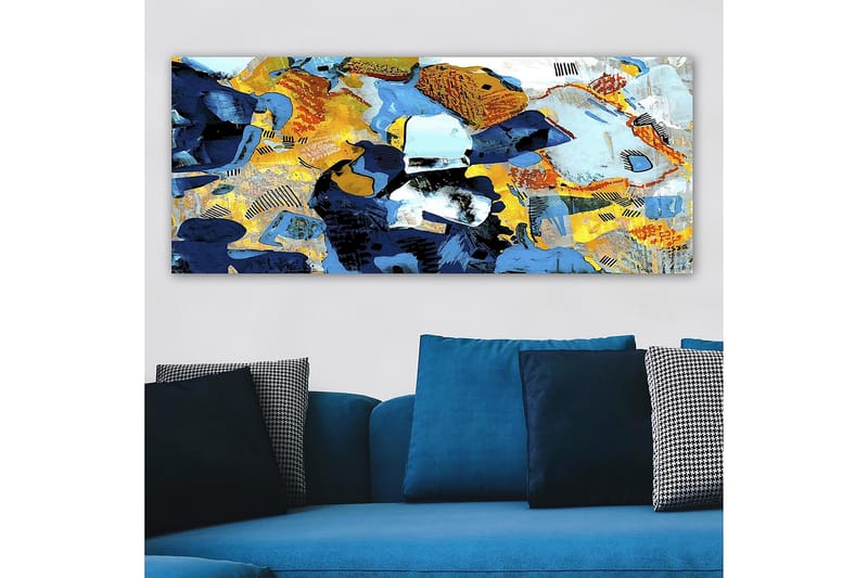 Canvastavla YTY Abstract & Fractals Flerfärgad - 120x50 cm - Inredning - Tavlor & posters - Canvastavla