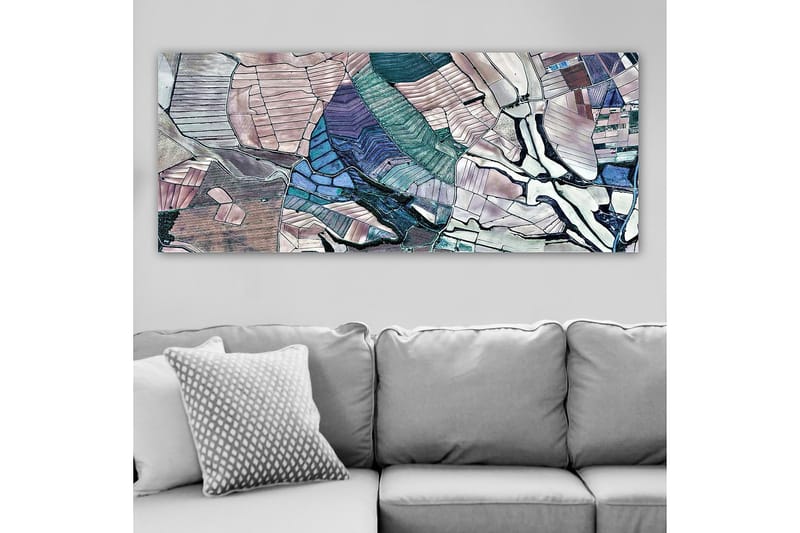 Canvastavla YTY Abstract & Fractals Flerfärgad - 120x50 cm - Inredning - Tavlor & posters - Canvastavla