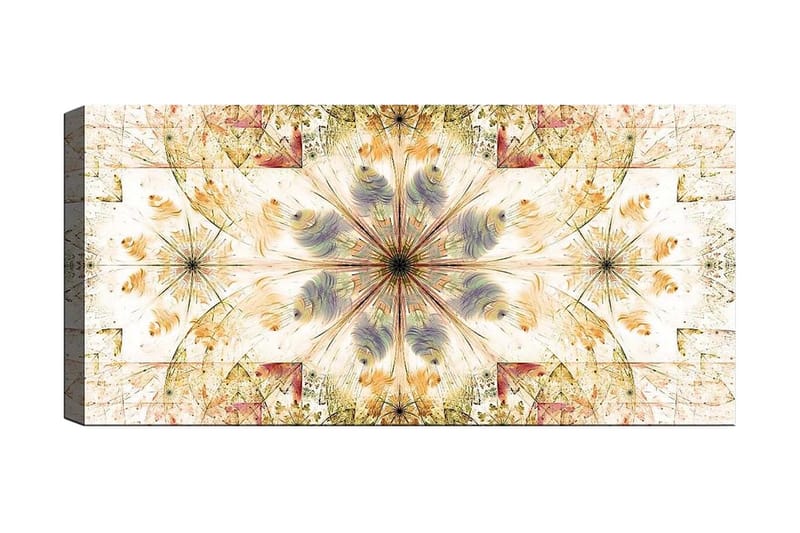 Canvastavla YTY Abstract & Fractals Flerfärgad - 120x50 cm - Inredning - Tavlor & posters - Canvastavla