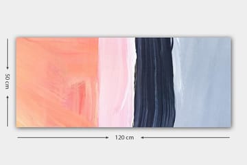 Canvastavla YTY Abstract & Fractals Flerfärgad - 120x50 cm - Inredning - Tavlor & posters - Canvastavla