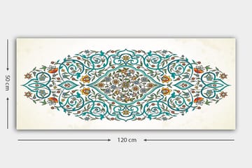 Canvastavla YTY Abstract & Fractals Flerfärgad - 120x50 cm - Inredning - Tavlor & posters - Canvastavla
