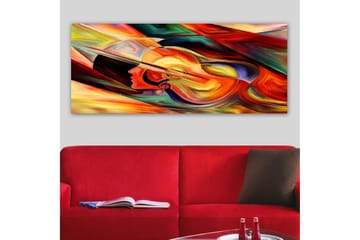 Canvastavla YTY Abstract & Fractals Flerfärgad - 120x50 cm - Inredning - Tavlor & posters - Canvastavla