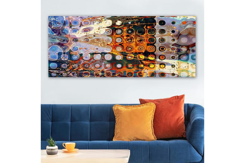 Canvastavla YTY Abstract & Fractals Flerfärgad - 120x50 cm - Inredning - Tavlor & posters - Canvastavla