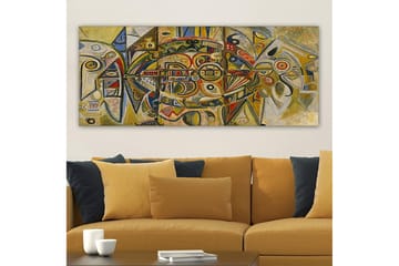 Canvastavla YTY Abstract & Fractals Flerfärgad - 120x50 cm - Inredning - Tavlor & posters - Canvastavla