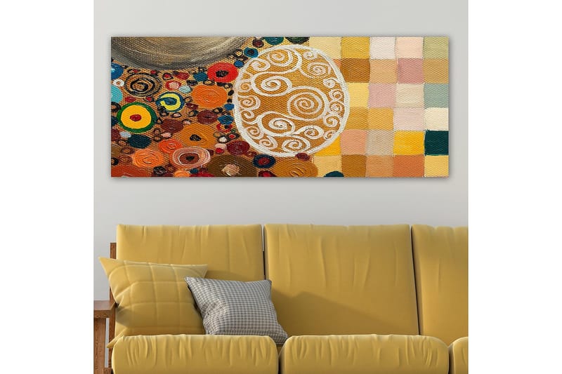 Canvastavla YTY Abstract & Fractals Flerfärgad - 120x50 cm - Inredning - Tavlor & posters - Canvastavla