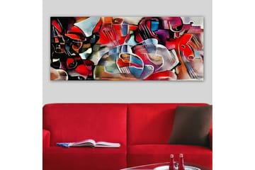 Canvastavla YTY Abstract & Fractals Flerfärgad - 120x50 cm - Inredning - Tavlor & posters - Canvastavla