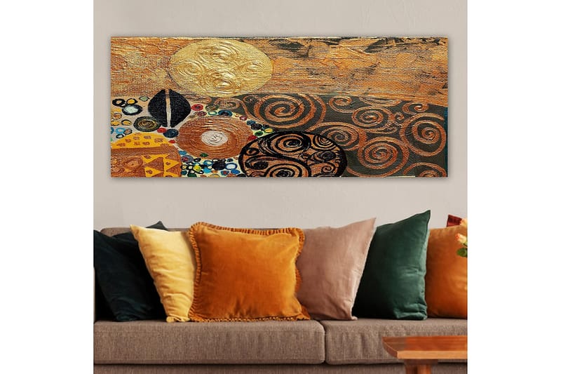 Canvastavla YTY Abstract & Fractals Flerfärgad - 120x50 cm - Inredning - Tavlor & posters - Canvastavla
